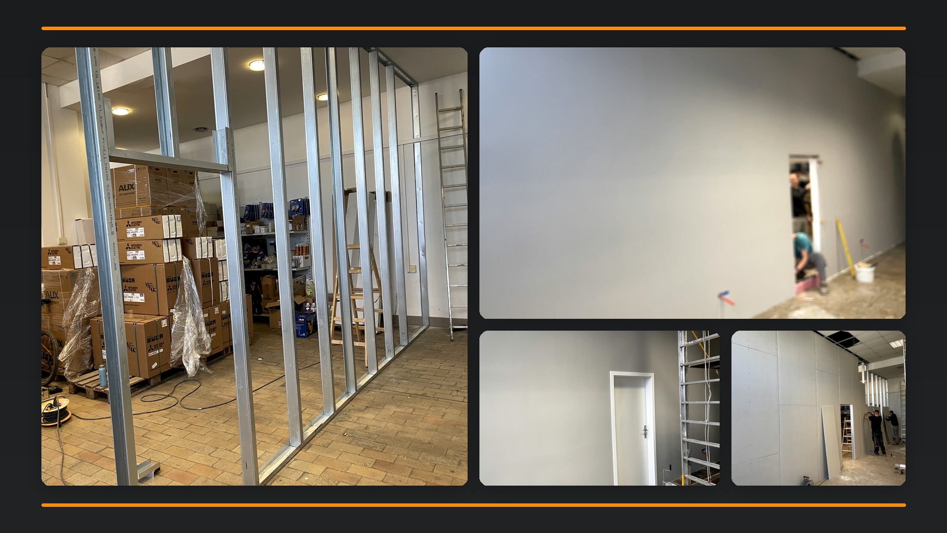 Adaptacija poslovnog prostora s pregradnim zidovima i završnom obradom – 1440MM